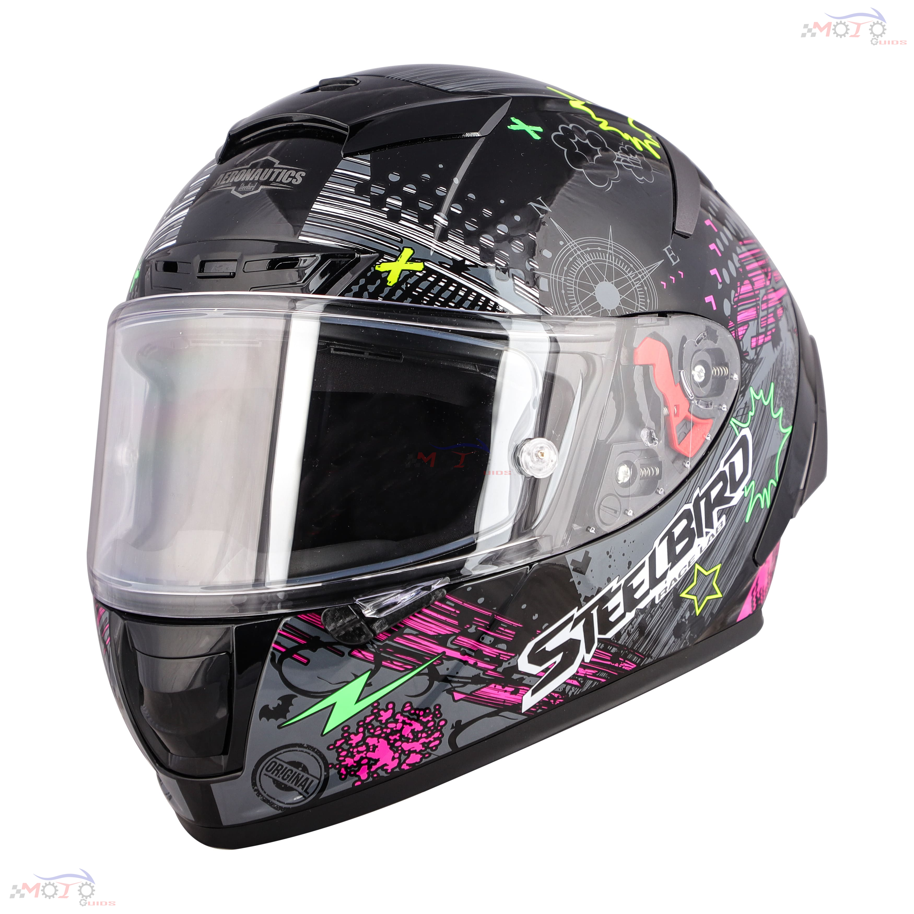 SA-5 DOT RACE LAB  (WITH ANTI-FOG SHIELD VISOR) 